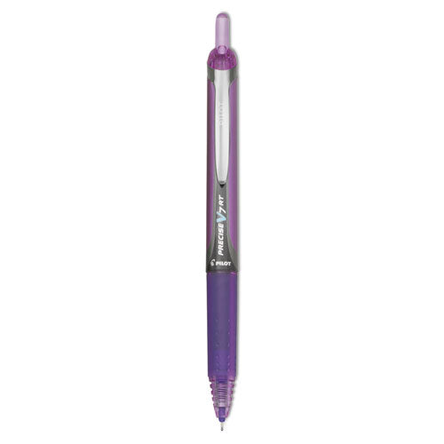 Precise V7rt Roller Ball Pen, Retractable, Fine 0.7 Mm, Black Ink, Black Barrel