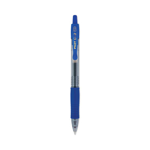 G2 Premium Gel Pen, Retractable, Bold 1 Mm, Blue Ink, Smoke Barrel, Dozen