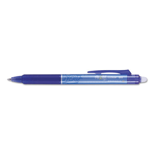 Frixion Clicker Erasable Gel Pen, Retractable, Fine 0.7 Mm, Green Ink, Green Barrel, Dozen