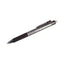 Frixion Clicker Erasable Gel Pen, Retractable, Extra-fine 0.5 Mm, Black Ink, Black Barrel, Dozen