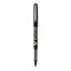 Vball Liquid Ink Roller Ball Pen, Stick, Fine 0.7 Mm, Black Ink, Black Barrel, Dozen