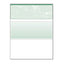 Standard Security Check, 11 Features, 8.5 X 11, Green Marble Top, 500/ream