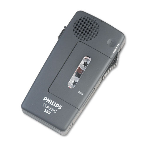 Pocket Memo 388 Slide Switch Mini Cassette Dictation Recorder