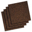 Cork Panel Bulletin Board, 12 X 12, Brown, 4 Panels/pack