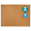 Classic Series Cork Bulletin Board, 48 X 36, Natural Surface, Black Aluminum Frame