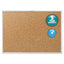 Classic Series Cork Bulletin Board, 60 X 36, Natural Surface, Silver Anodized Aluminum Frame