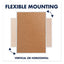 Classic Series Cork Bulletin Board, 60 X 36, Natural Surface, Silver Anodized Aluminum Frame