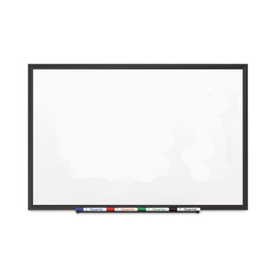 Classic Series Porcelain Magnetic Dry Erase Board, 48 X 36, White Surface, Black Aluminum Frame