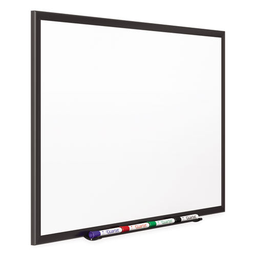 Classic Series Porcelain Magnetic Dry Erase Board, 48 X 36, White Surface, Black Aluminum Frame