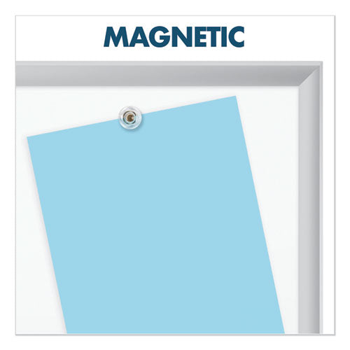 Classic Series Porcelain Magnetic Dry Erase Board, 48 X 36, White Surface, Silver Aluminum Frame
