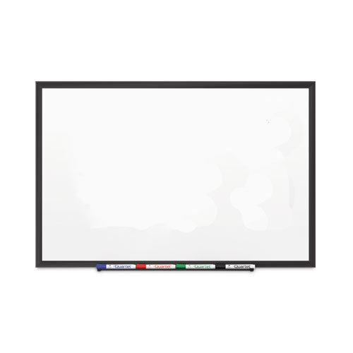 Classic Series Porcelain Magnetic Dry Erase Board, 60 X 36, White Surface, Black Aluminum Frame