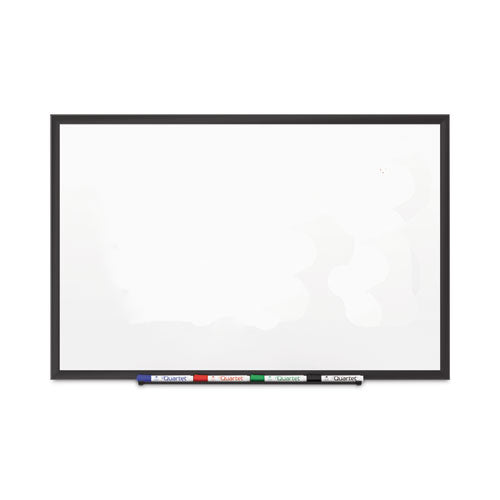 Classic Series Porcelain Magnetic Dry Erase Board, 72 X 48, White Surface, Black Aluminum Frame