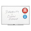 Classic Series Porcelain Magnetic Dry Erase Board, 96 X 48, White Surface, Silver Aluminum Frame