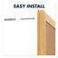 Classic Series Cork Bulletin Board, 96 X 48, Natural Surface, Oak Fiberboard Frame