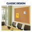 Classic Series Cork Bulletin Board, 96 X 48, Natural Surface, Oak Fiberboard Frame