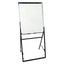 Futura Dry Erase Presentation Easel, 26 X 35, White Surface, Black Steel Frame