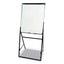 Futura Dry Erase Presentation Easel, 26 X 35, White Surface, Black Steel Frame