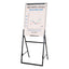 Futura Dry Erase Presentation Easel, 26 X 35, White Surface, Black Steel Frame