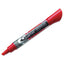 Enduraglide Dry Erase Marker, Broad Chisel Tip, Red, Dozen