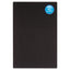 Oval Office Fabric Bulletin Board, 36 X 24, Black Surface