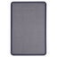 Contour Fabric Bulletin Board, 36 X 24, Light Blue Surface, Navy Blue Plastic Frame