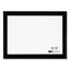 Home Decor Magnetic Dry Erase Board, 23 X 17, White Surface, Black Wood Frame