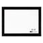 Home Decor Magnetic Dry Erase Board, 23 X 17, White Surface, Black Wood Frame