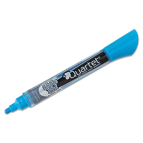 Neon Dry Erase Marker Set, Broad Bullet Tip, Assorted Colors, 4/set
