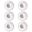 Glass Magnets, Large, Clear, 0.45" Diameter, 6/pack