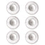 Glass Magnets, Large, Clear, 0.45" Diameter, 6/pack