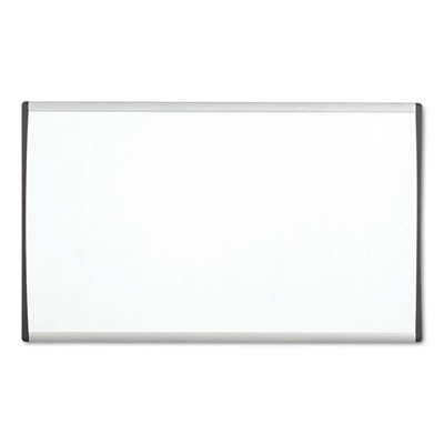 Arc Frame Cubicle Dry Erase Board, 24 X 14, White Surface, Silver Aluminum Frame