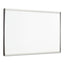 Arc Frame Cubicle Magnetic Dry Erase Board, 30 X 18, White Surface, Silver Aluminum Frame