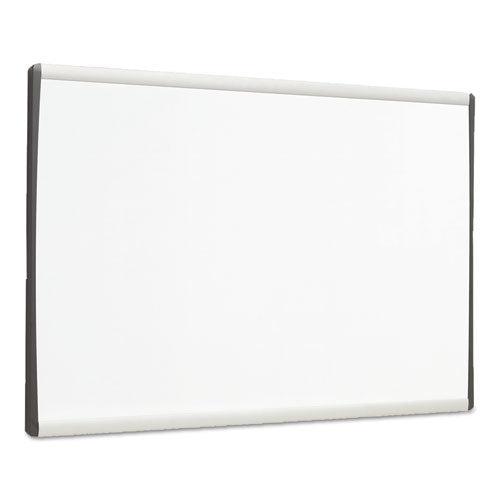 Arc Frame Cubicle Magnetic Dry Erase Board, 30 X 18, White Surface, Silver Aluminum Frame