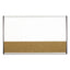 Arc Frame Cubicle Magnetic Dry Erase Board, 30 X 18, White Surface, Silver Aluminum Frame
