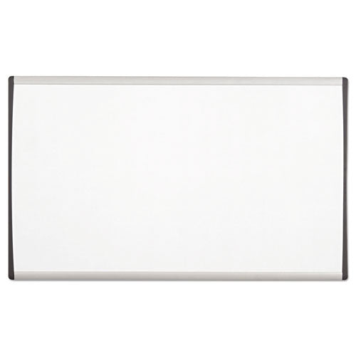 Arc Frame Cubicle Cork Board, 24 X 14, Natural Surface, Silver Aluminum Frame