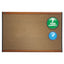 Prestige Bulletin Board, Brown Graphite-blend Surface, 48 X 36, Graphite Gray Aluminum Frame