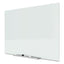 Invisamount Magnetic Glass Marker Board, 50 X 28, White Surface