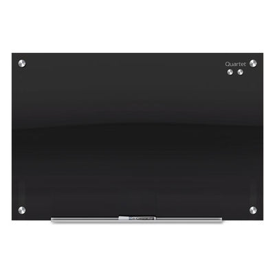 Infinity Glass Marker Board, 72 X 48, Black Surface