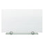 Invisamount Magnetic Glass Marker Board, 85 X 48, White Surface