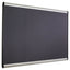 Prestige Plus Magnetic Fabric Bulletin Boards, 36 X 24, Gray Surface, Silver Aluminum Frame