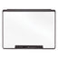 Motion Portable Dry Erase Marker Board, 36 X 24, White Surface, Black Plastic Frame