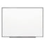 Fusion Nano-clean Magnetic Whiteboard, 48 X 36, White Surface, Black Aluminum Frame