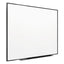 Fusion Nano-clean Magnetic Whiteboard, 48 X 36, White Surface, Black Aluminum Frame