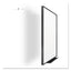 Fusion Nano-clean Magnetic Whiteboard, 48 X 36, White Surface, Black Aluminum Frame