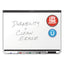 Prestige 2 Duramax Magnetic Porcelain, 48 X 36, White Surface, Mahogany Fiberboard/plastic Frame