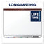 Prestige 2 Duramax Magnetic Porcelain, 48 X 36, White Surface, Mahogany Fiberboard/plastic Frame