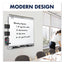Prestige 2 Duramax Magnetic Porcelain, 48 X 36, White Surface, Mahogany Fiberboard/plastic Frame