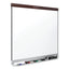Prestige 2 Duramax Magnetic Porcelain, 48 X 36, White Surface, Mahogany Fiberboard/plastic Frame