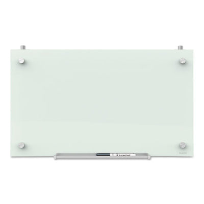 Infinity Magnetic Glass Dry Erase Cubicle Board, 30 X 18, White Surface