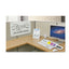 Infinity Magnetic Glass Dry Erase Cubicle Board, 30 X 18, White Surface